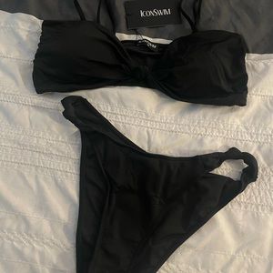 Icon swim bathing suit brand new in black